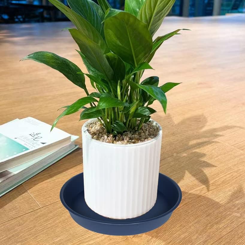 2 Pack of Bird Bath Bowl 12", 1.6" Depth, 10 12 inch Birdbath Bowls Dish Only for The Garden, Large Plant Saucer (12", Blue)