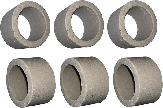 Awesome Aquatic Aquarium Plant Weights Ceramic Ring 6 Pack Non Lead Plants Anchor Pot Anti Floating Fix Live Plant Holder No Lead (6 Pack Rings)