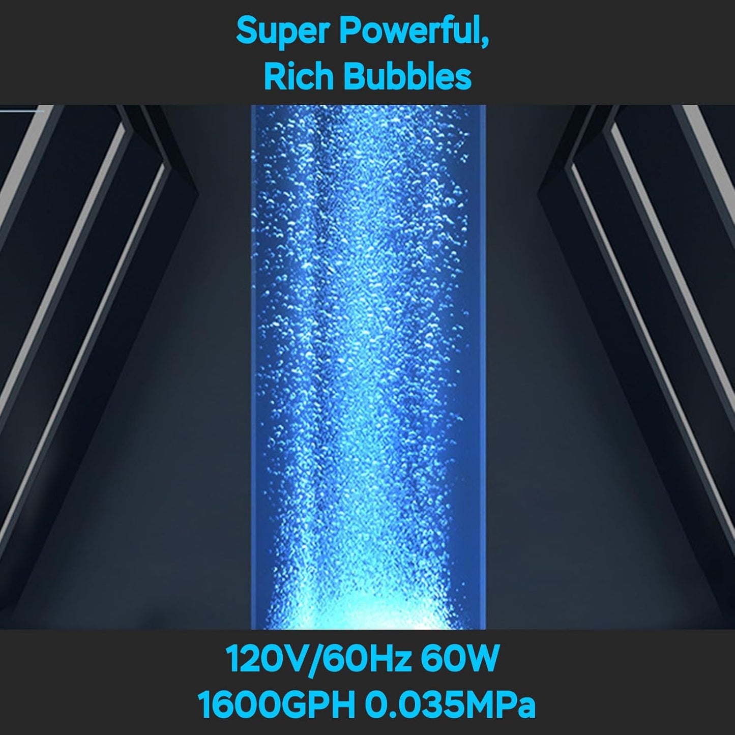 AquaMiracle Linear Air Pump, 635/950/1600/4000GPH Pond Bubbler Septic Air Pump, Energy-Efficient Pond Aerator for Outdoor Ponds, Aquariums, Hydroponics, Waste Treatment