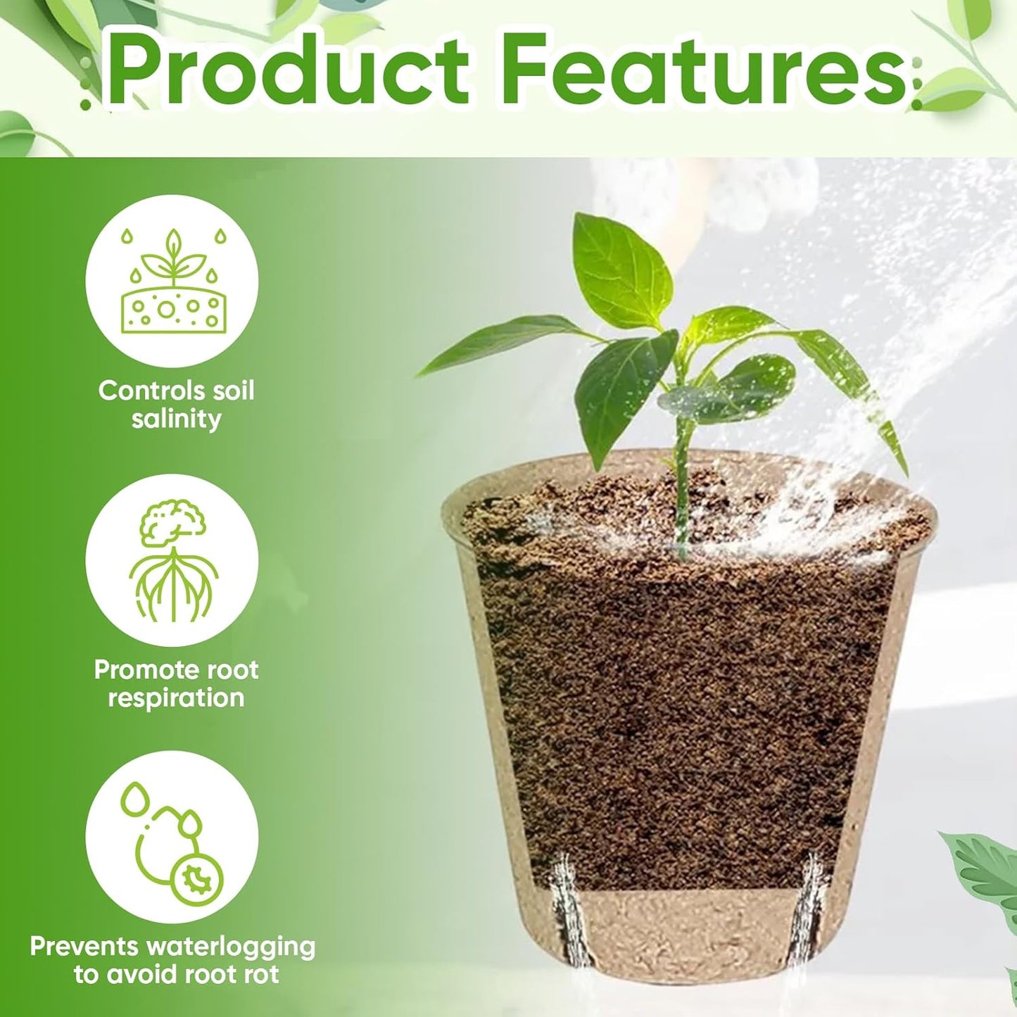 4” Peat Pots with 60Pcs Plant Labels, Biodegradable Pots for Seedlings with Drainage Holes, Garden Plant Nursery Pots Seed Starting Trays