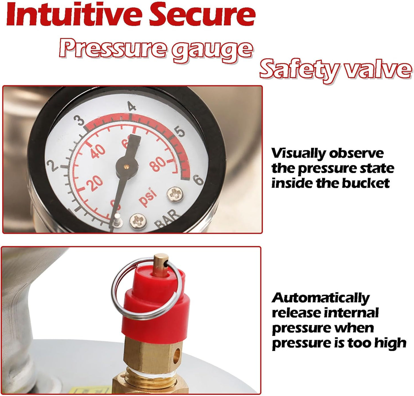 Hand Pump Sprayer Stainless Steel Sprayer for Indoor and Outdoor 3 Gallon Sprayer 20 in Wand 3 FT Hose