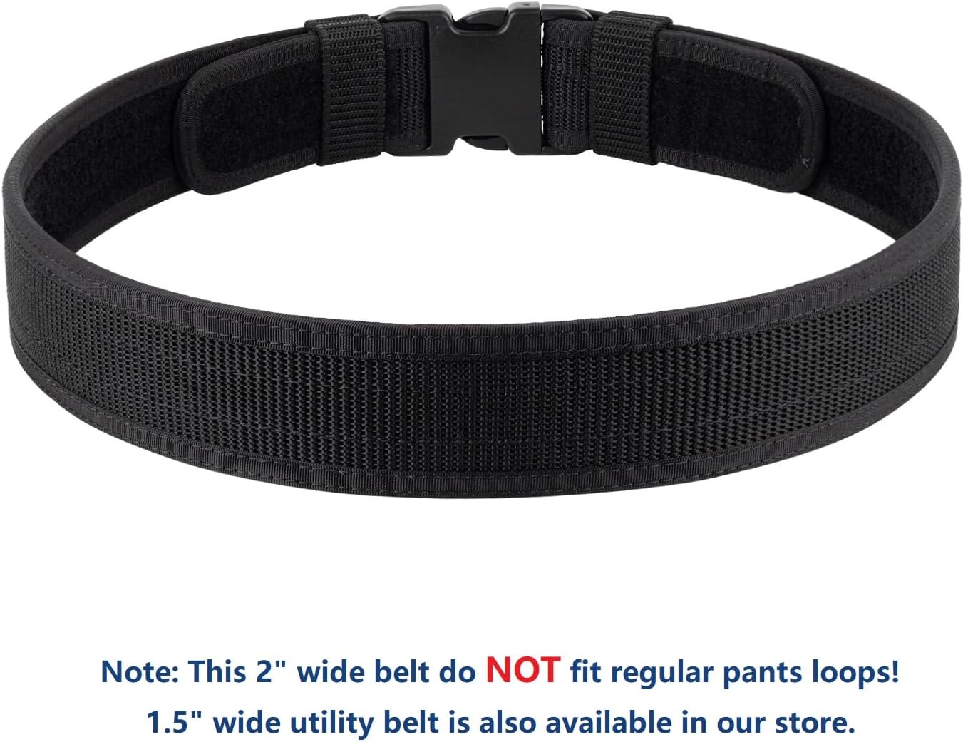 Security EMS EMT Firefighters Work Belt 2" Wide Camping Hiking Utility Tool Belt Airsoft Paintball Gear Holster Belt