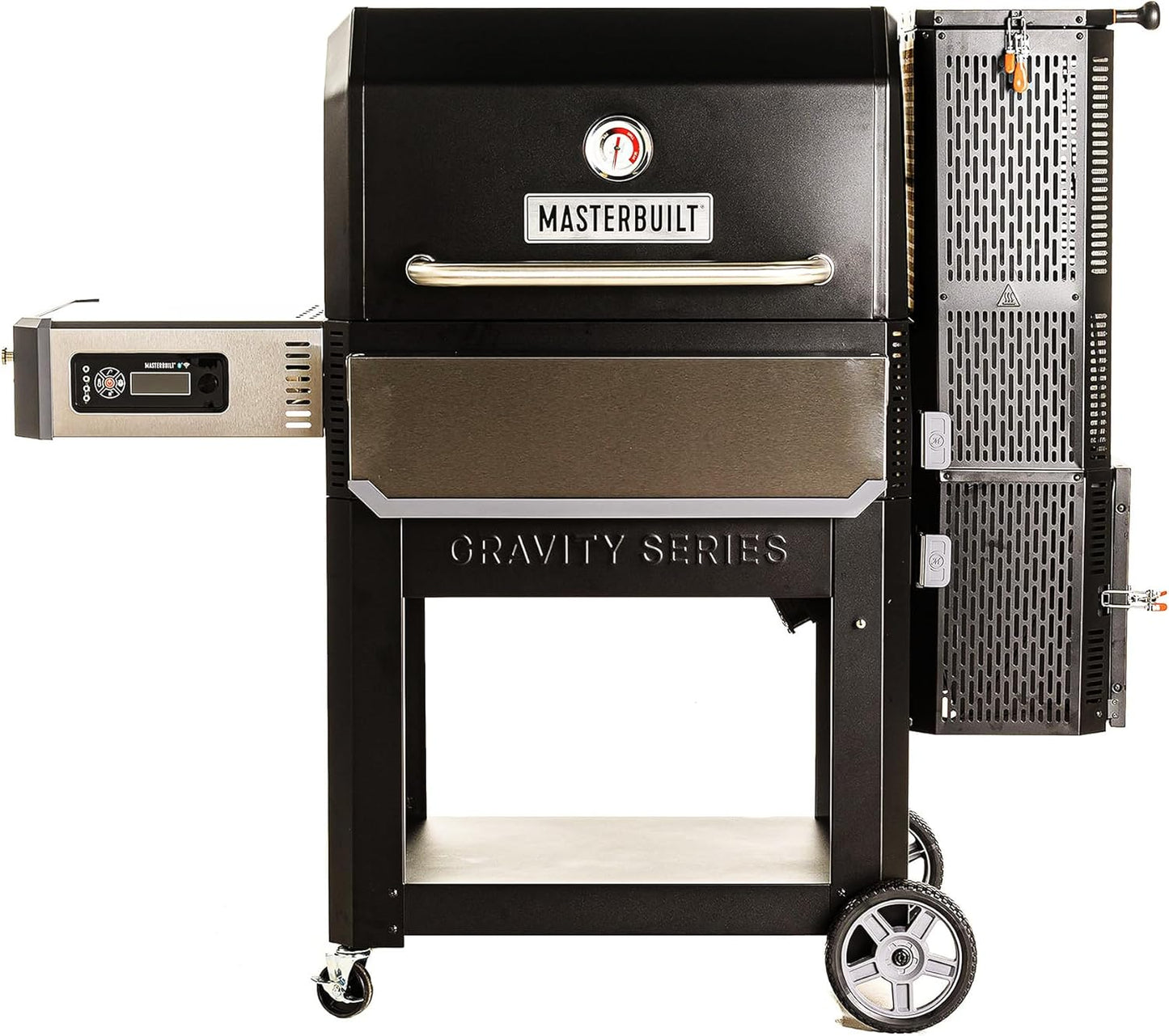 Masterbuilt® Gravity Series® 1050 Digital Charcoal Grill and Smoker with Digital Control, App Connectivity and 1,050 Cooking Square Inches in Black, Model MB20041220
