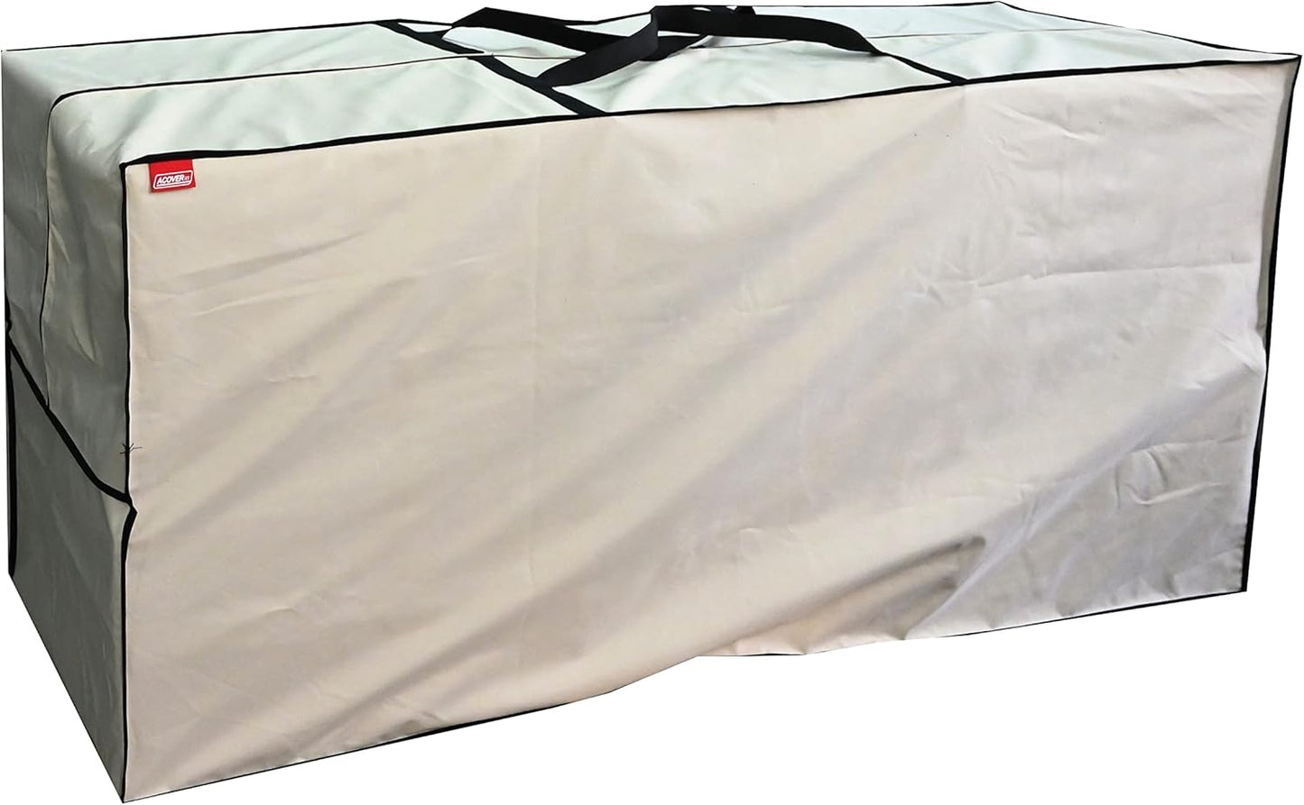 Outdoor Rectangular Cushion/Cover Storage Bag, Protective Zippered Storage Bags with Handles, 60"X20"X28" Beige