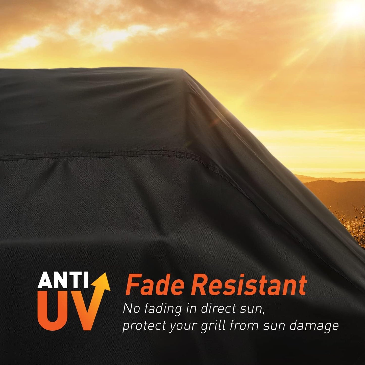 BBQ Cover 52 Inch, Grill Cover for Outdoor Grill, Waterproof and Fade Resistant Outdoor Barbecue Gas Grill Cover, All Weather Protection, Fits Weber, Char Broil, Nexgrill and and More Grills