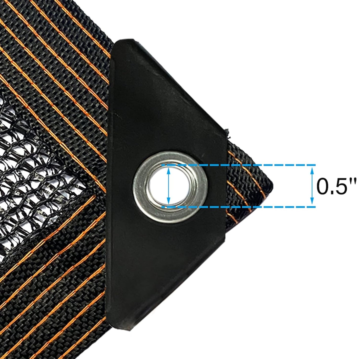 winemana 70% Black Shade Cloth, 6.6 x 6.6 FT Durable Mesh Tarp with Grommets, Resistant Garden Sun Shade Netting with Taped Edge for Plant Cover, Greenhouse, Patio, Tomatoes, Chicken Coop, Barn Kennel