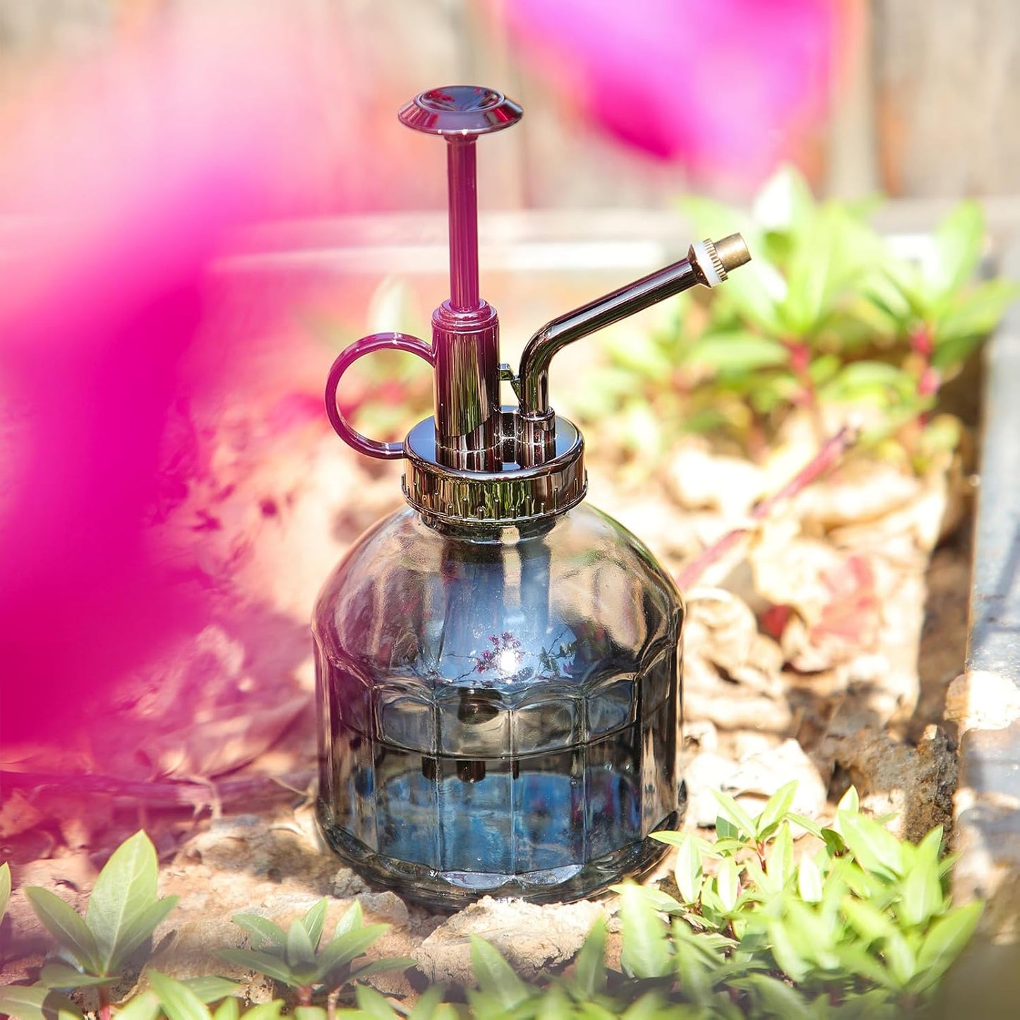 OFFIDIX Glass Plant Spray Bottle Plants Mister for Inside Small Watering Can for Indoor House Vintage Plant Spritzer Succulent Watering Sprayer Bottle