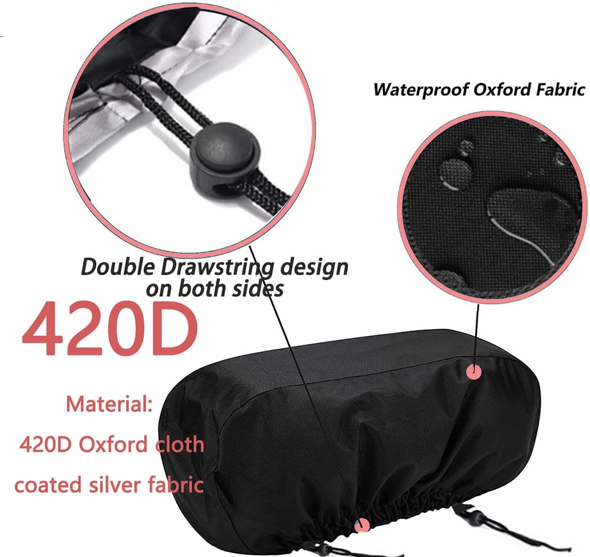 Wall-Mounted Patio Heater Cover - Black 36.5''L *9.5''H *6.5 '' W Electric Heater Cover,420D Oxford Waterproof Dustproof Infrared Heater Covers for Indoor Outdoor Garage Backyard Hanging Patio Heaters