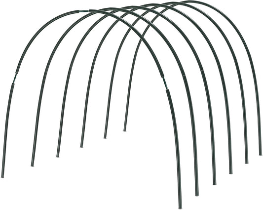 Gardzen Garden Hoops, DIY Greenhouse Hoops for Raised Beds, Row Cover, Garden Netting 48PCS