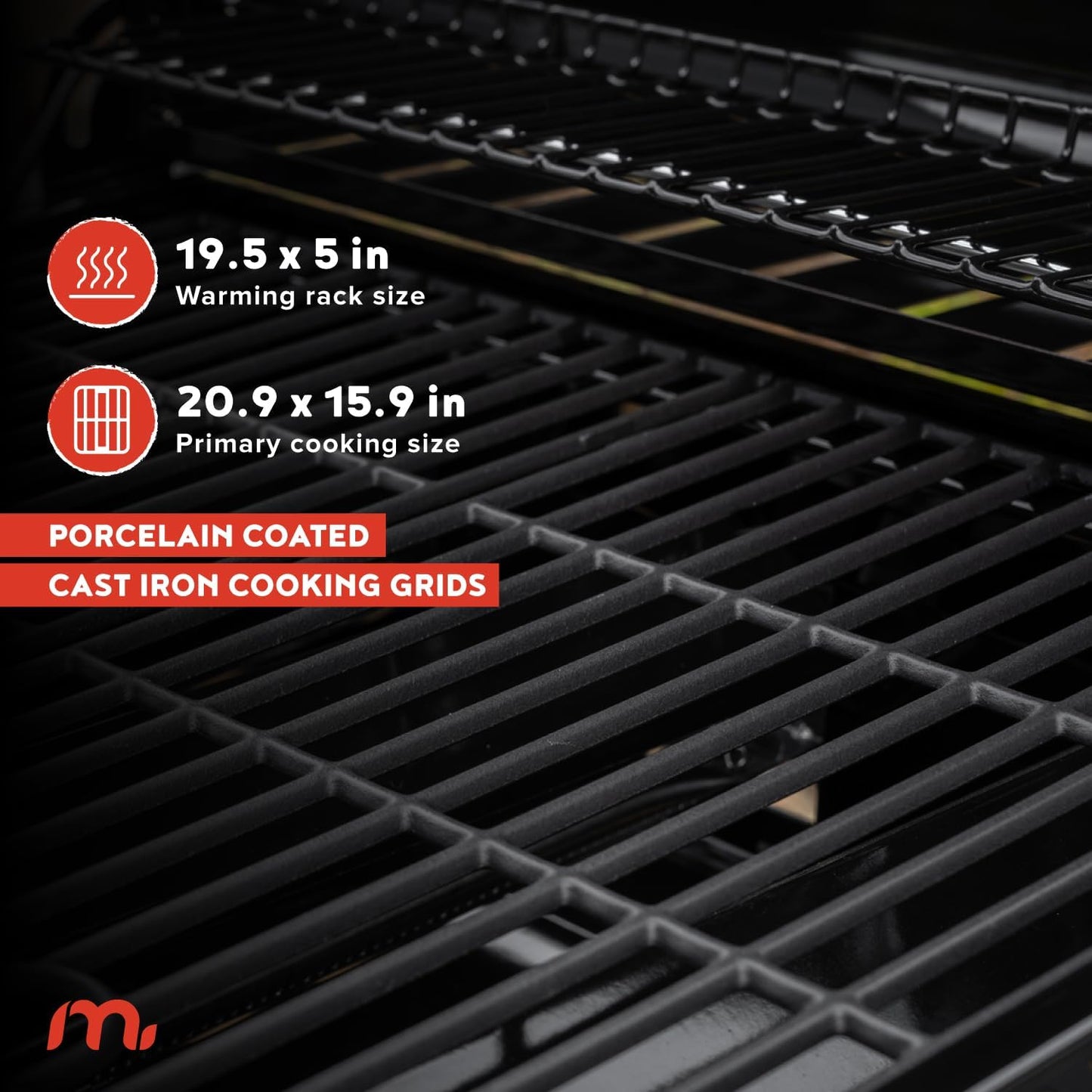 3-Burner Propane Gas Grill with Side Tables, 30,000BTUs, 429.81 SQ. In. Cooking Space, 2 Wheel Transport, Outdoor Kitchen Grill for BBQs, Backyards, Tailgating, and More - 720-1094