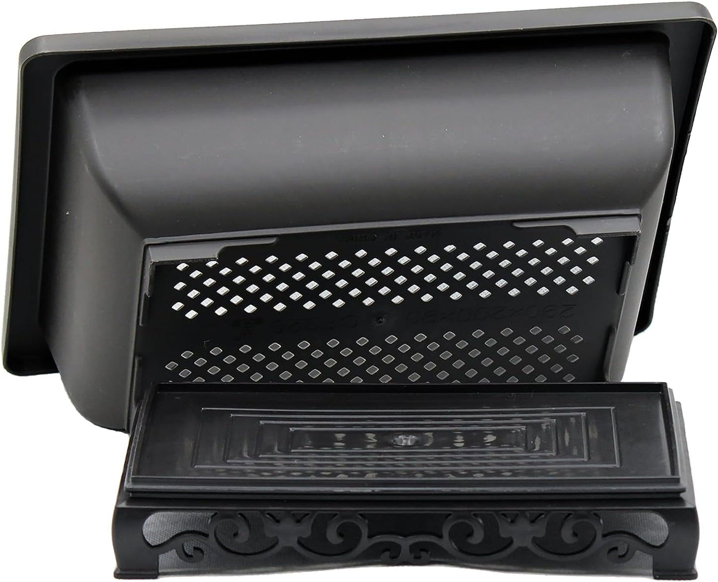 Bonsai Pot - 2-Pack 9 Inch Training Pot With Elegant Stand - Antique Brown Pots With Mesh Drainage - Luxurious Indoor Tree Pots Made With Recycled Plastic