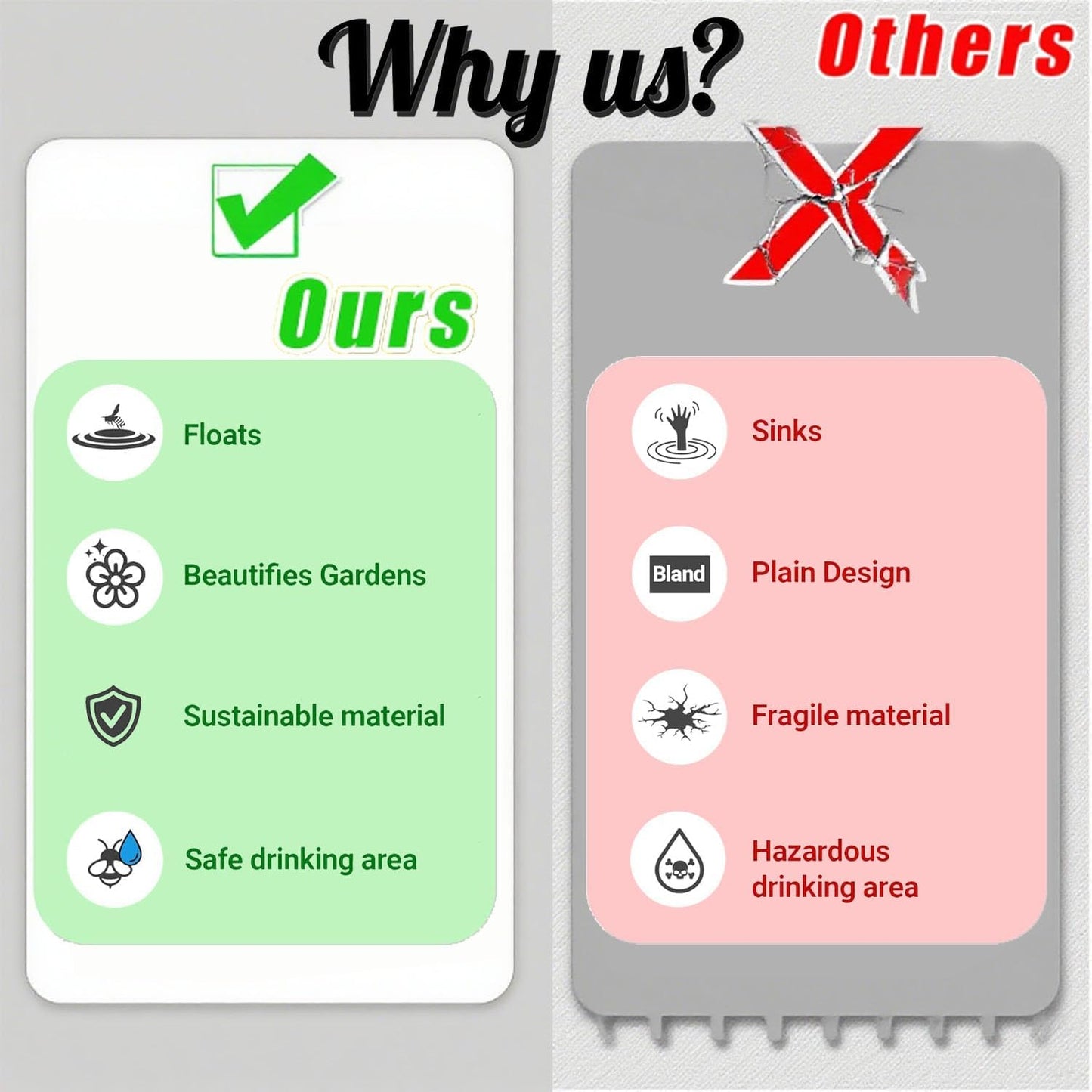 4 Pack Floating Bee Watering Station for Garden, Butterfly Feeder Bee Waterer Wildlife Baths Pollinator, Outdoor Pool & Garden Decor(Classic Round)