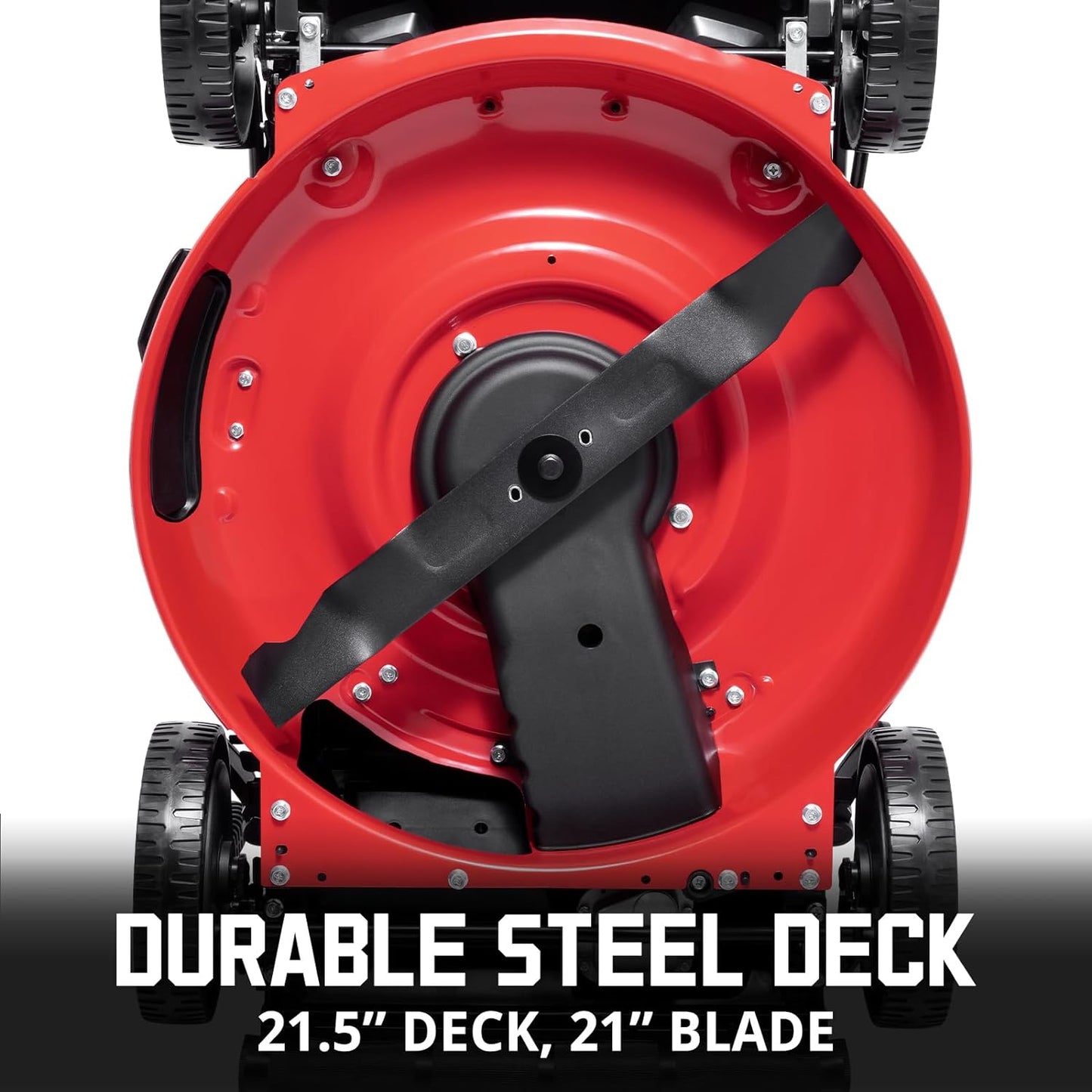 PowerSmart Gas Lawn Mower 21-Inch 144cc OHV Engine 3-in-1 Push Mower with Bagging