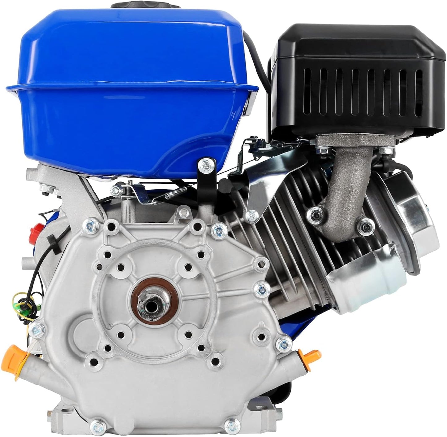 BILT HARD 301cc 10HP Gas Powered Engine, Horizontal 4 Stroke OHV Gas Motor, Shaft 1" Diameter, 3.48" Length, 1/4" Keyway, Replacement for Compressor, Log Splitter