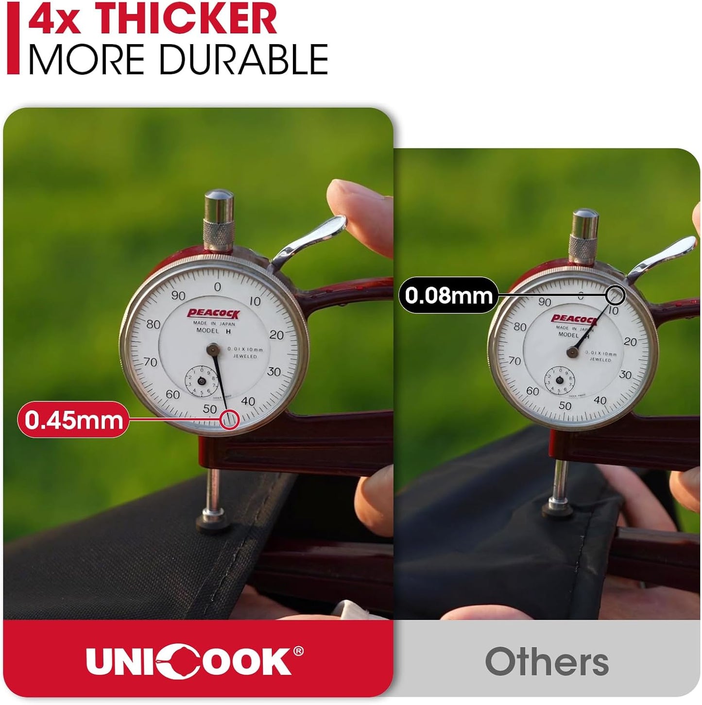 Unicook 53 Inch Grill Cover for Weber Spirit II 300 and Spirit 300 Series, Heavy Duty Waterproof Outdoor BBQ Cover, Fade Resistant Weatherproof Gas Grill Protector, Compared to Weber 7139