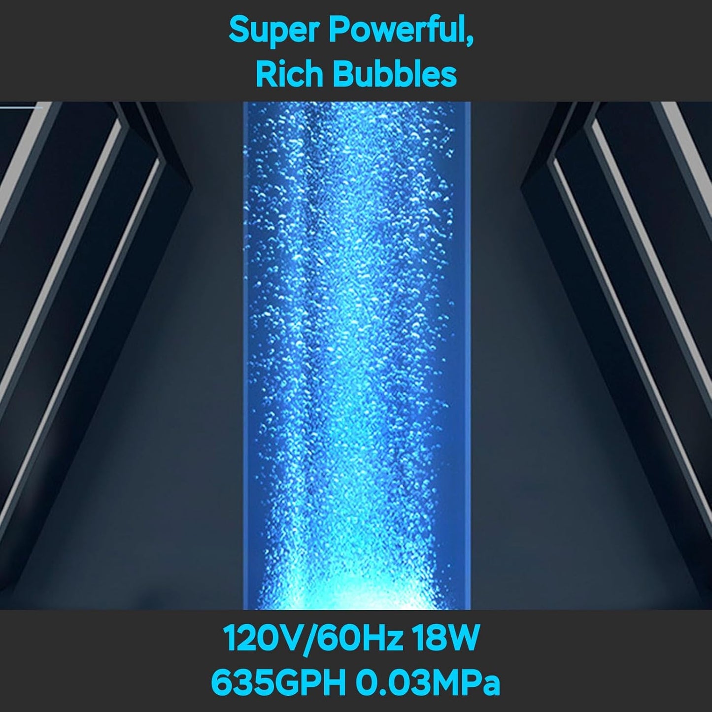 AquaMiracle Linear Air Pump, 635/950/1600/4000GPH Pond Bubbler Septic Air Pump, Energy-Efficient Pond Aerator for Outdoor Ponds, Aquariums, Hydroponics, Waste Treatment