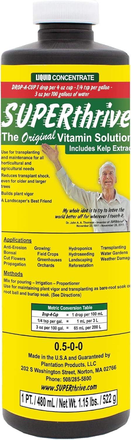SUPERthrive Plant Vitamin Solution, 1 Pint