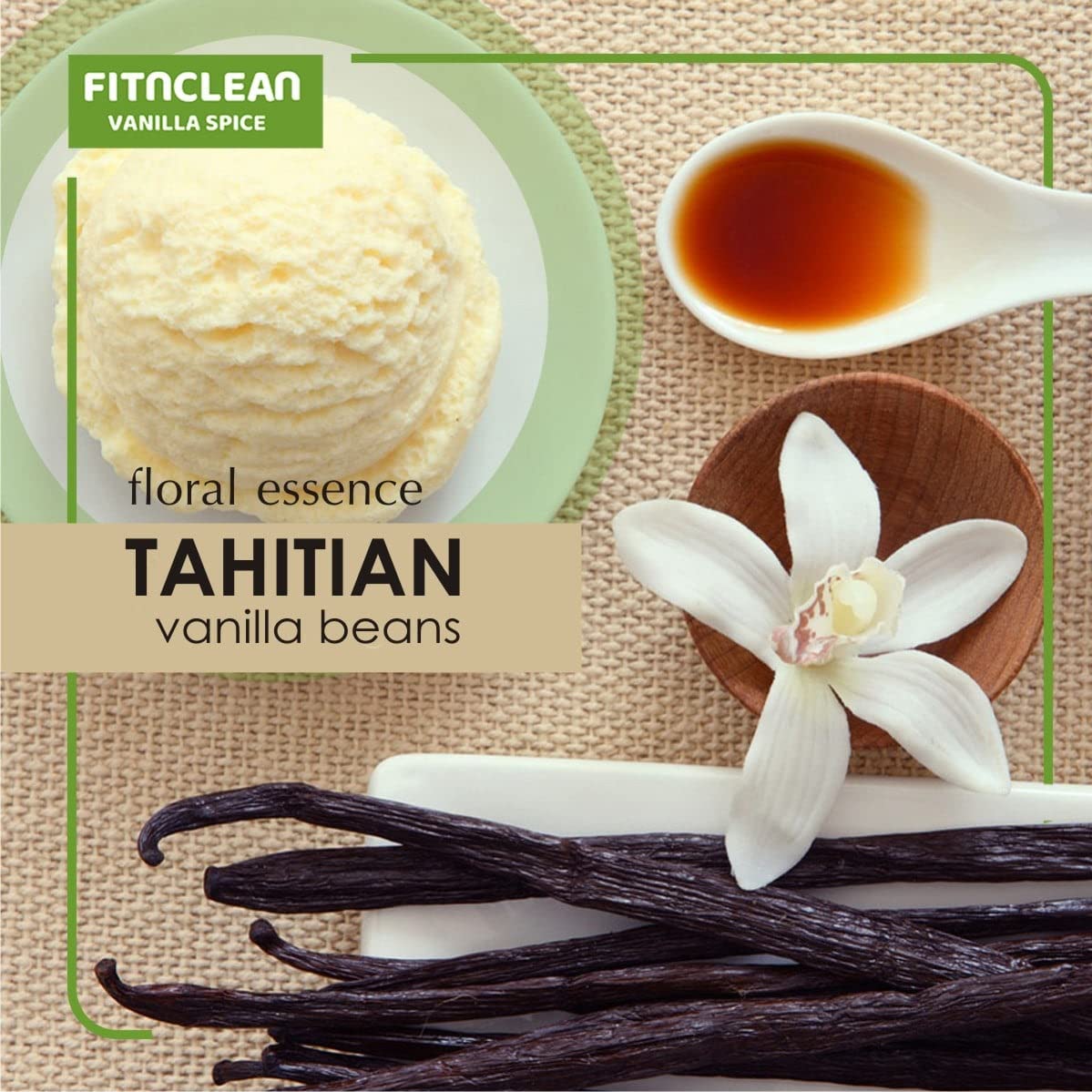 8oz Vanilla Beans Grade A Tahitian 6"-7" Bulk (1/2Lb) for Extract, Cooking and Baking by FITNCLEAN VANILLA| 0.5 Pound Fresh Gourment Natural Raw NON-GMO Whole Pods.