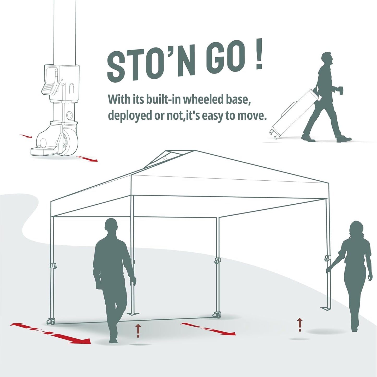 CROWN SHADES 12x12 Pop Up Canopy Tent Instant Commercial with 150D Silver Coated Fabric Including 1 Removable Sidewall, 4 Ropes, 8 Stakes, Weight Bags, STO 'N Go Bag, Blue