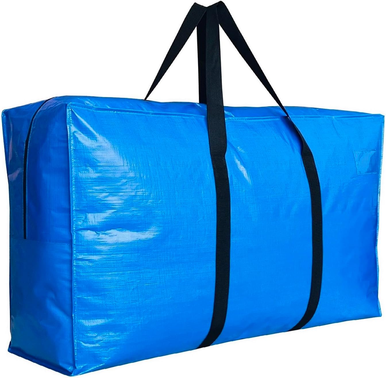 Extra Large Storage Duffle Bags, Jumbo Moving Tent Storage Bags, Foldable Big Blue XXL Duffle Bag for Travel, 56x27x15inch - 1PACK