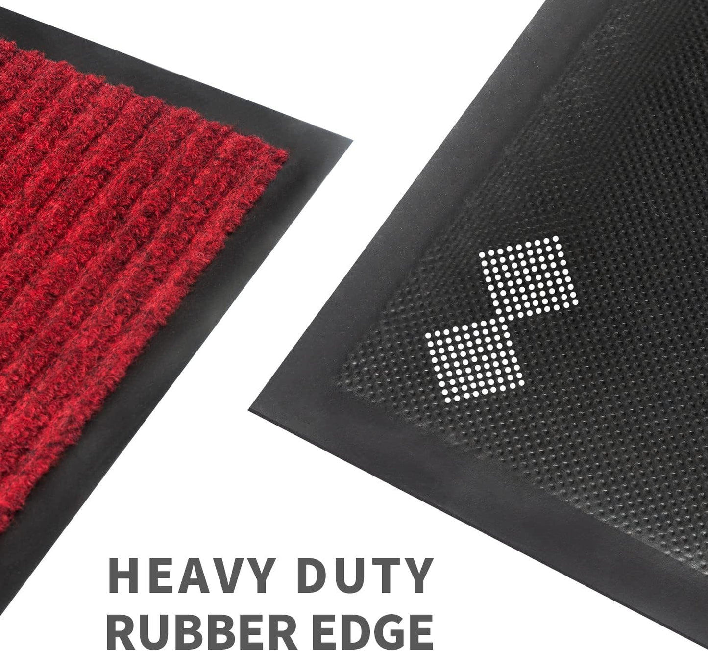 TANYOYO 3' X 10' Commercial Grade Door Floor Mat Brush Step Entrance Mat Vinyl Backed Utility Doormat Heavy Duty Floor Rugs Commercial Outdoor Carpet Indoor Outdoor Entrance Mat