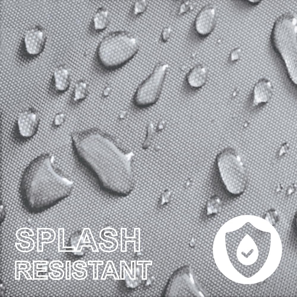 Outdoor Bean Bag Lounger Chair, Big Comfy Outdoor Daybed for Sunbathing and Tanning - Water-Resistant Patio Chaise and Pool Sun Lounger Furniture for Beach Deck (Dark Grey)