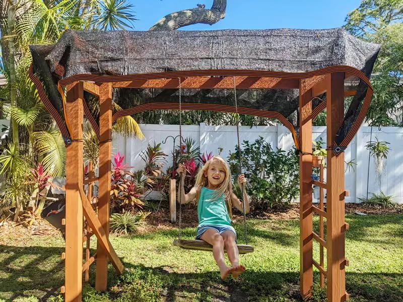 Shade Cloth - for Plants Greenhouse, 70% Sunblock Shade Sails -for Outdoor Garden Pergola Patio Lawn, Sun Protection Neting Cover for Kennel Chicken Coop Easier to Hang Plant Cover