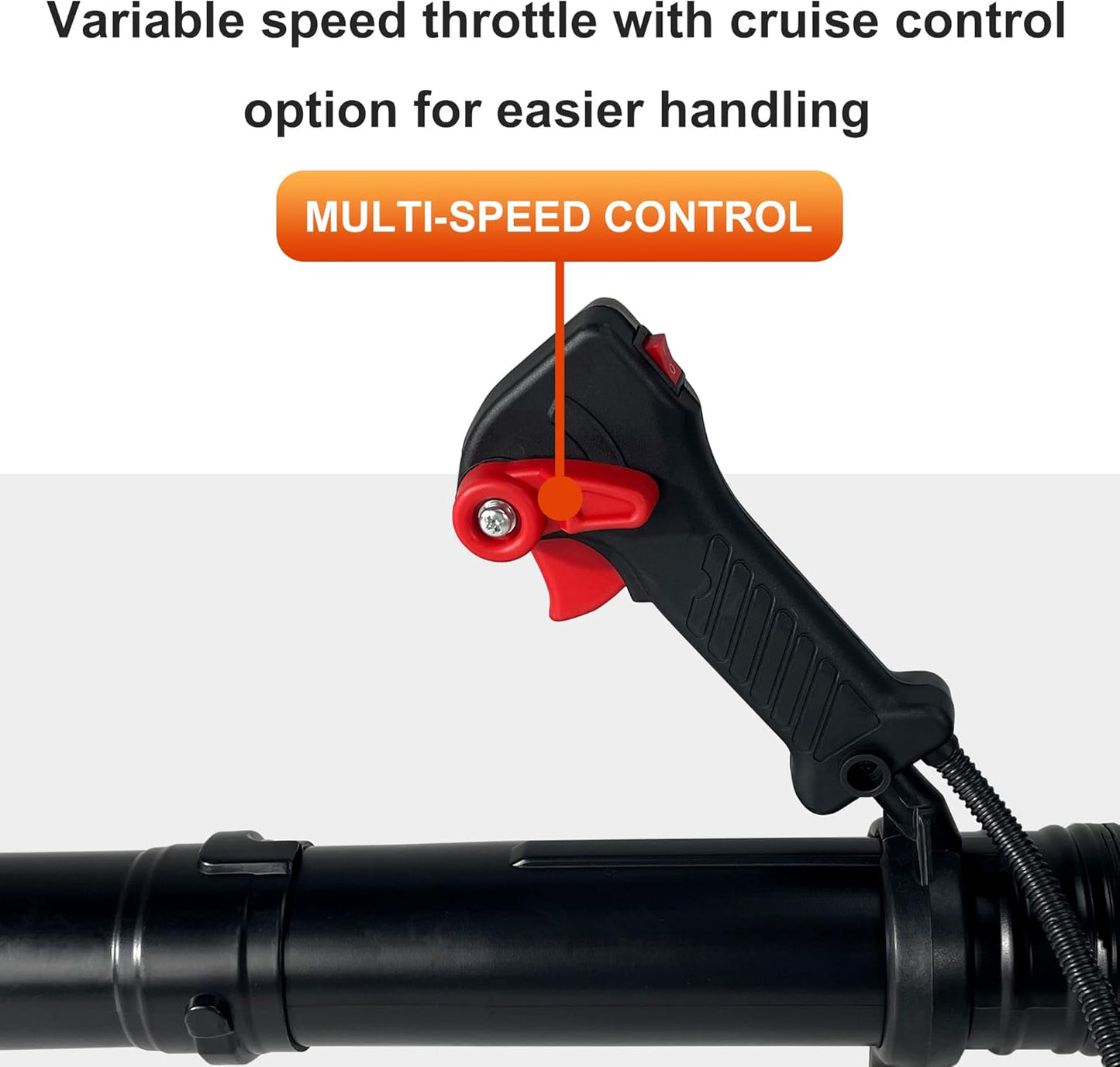 Backpack Gas Leaf Blower,76CC,660CFM,200MPH,4 Stroke Air Cooling Gas Backpack Grass Blower,Snow Blower EPA Compliant