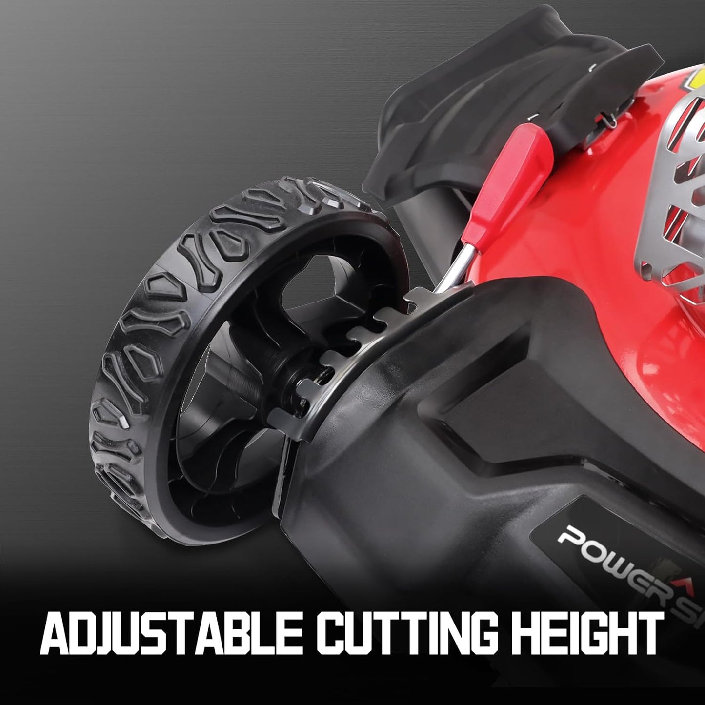 PowerSmart Gas Lawn Mower 21-inch with 140cc Briggs and Stratton E550 Engine, 3-in-1 Push Mower with Mulch, Bagger, Side-Discharge