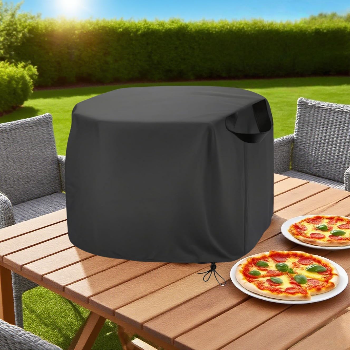 Pizza Oven Cover for Big Horn 14 Countertop,TwoPone Waterproof Pizza Oven Accessories Carry Cover for Outdoor