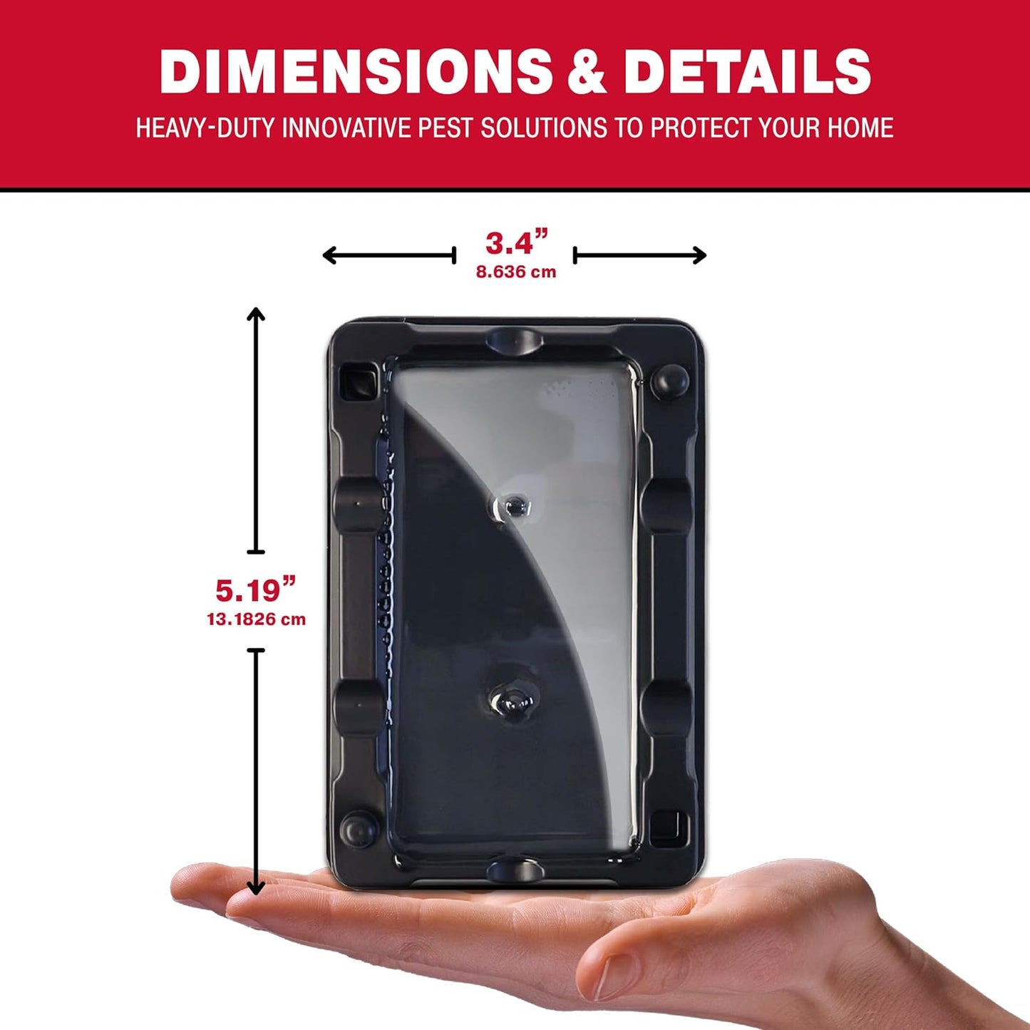 Catchmaster Mouse & Insect Glue Traps 40-Pk, Adhesive Rodent & Bug Catcher, Mouse Traps Indoor for Home, Sticky Glue Boards for Mice and Insects, Pest Control for House & Garage