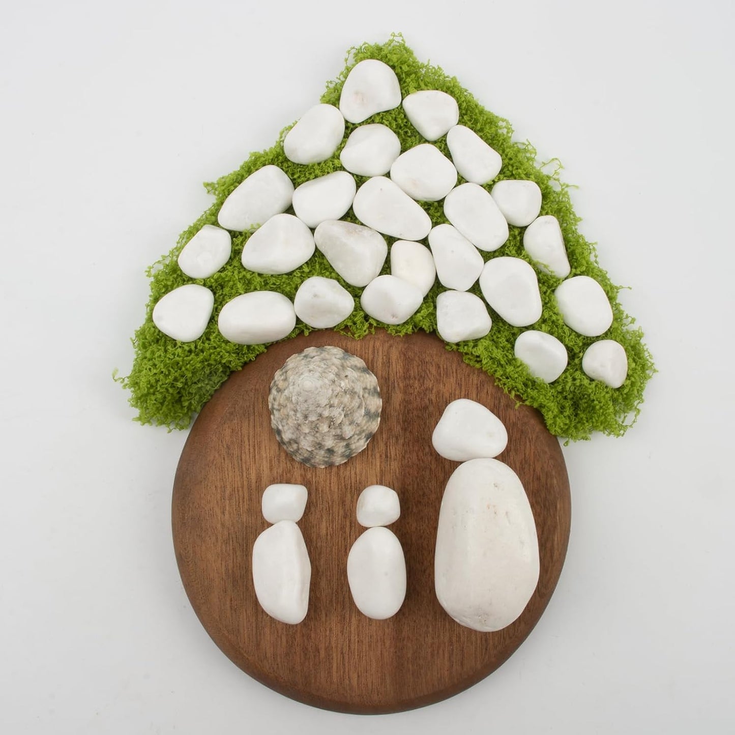 40 lbs White Polished Landscape Stones, 0.5-1 Inch Decorative Rocks for Gardens, Pathways, Pots, Vase Fillers, Aquarium Decoration, Glass Containers, and Yard Borde (Pure White, Weight: 40 LB)