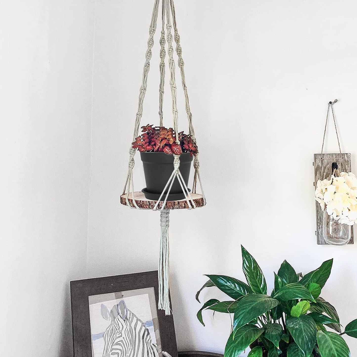 4 inch Small Plant Pots, 28 Pack Plastic Planters with Drainage Holes and Saucers for Flowers Plants, Succulents, Seed Starting Pots, Black