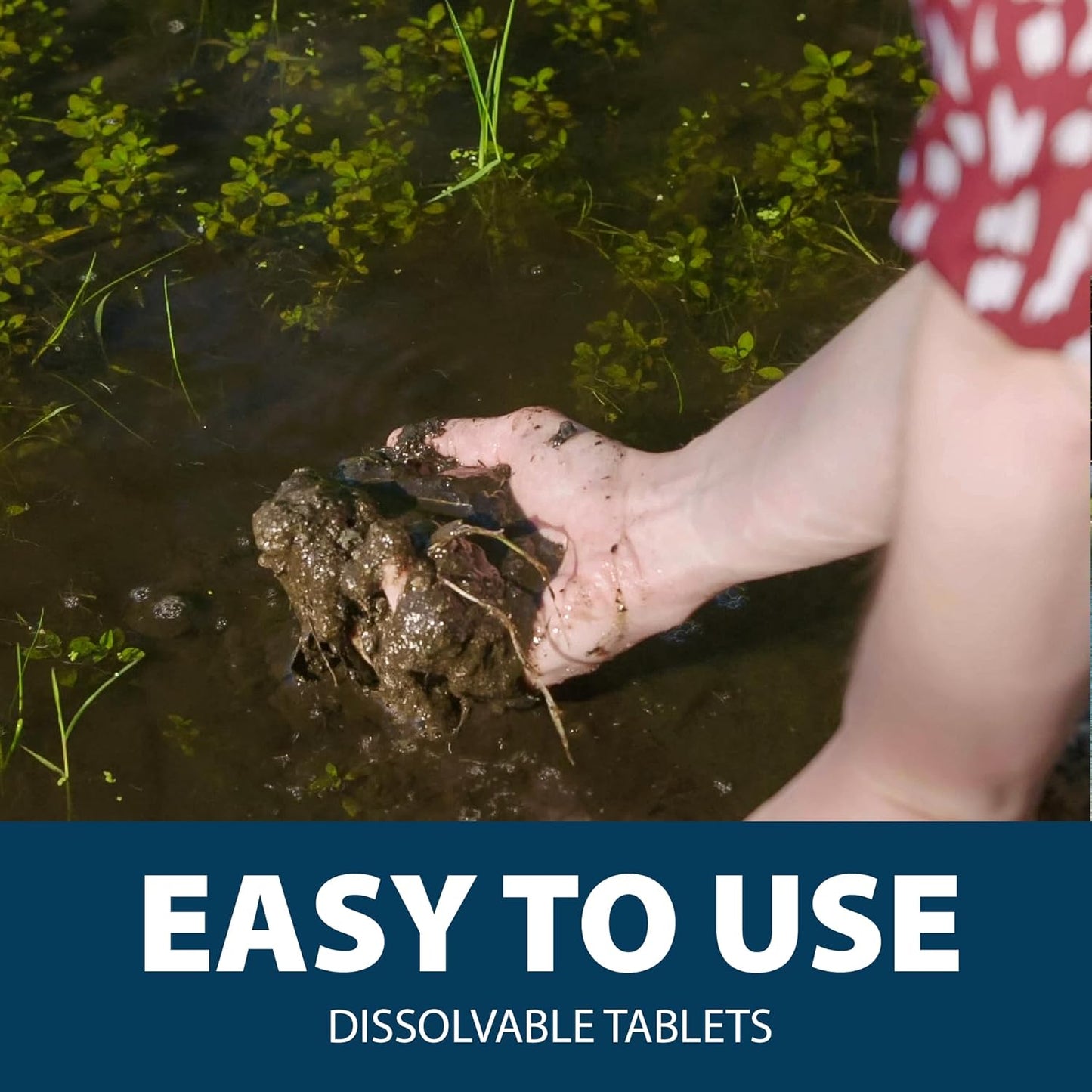 Airmax MuckAway Natural Beneficial Bacteria for Outdoor Ponds & Lakes, Muck, Sludge & Noxious Odor Solution, Easy to use Enzyme Tablets, Cleaner Beach & Shoreline, Fish, Pet & Wildlife Safe, 8 Scoops