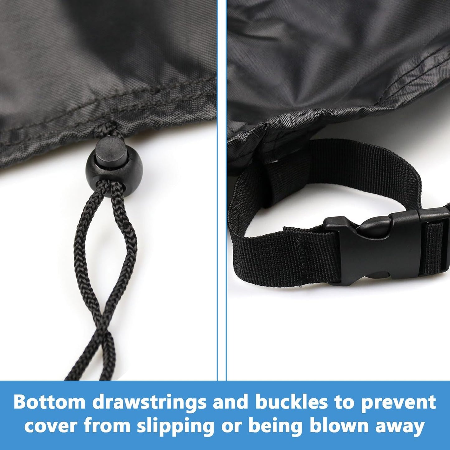 Flat Top Grill Cover Waterproof for Royal Gourmet 8-Burner Gas Grill with Side Tables Down, Weatherproof Cover for Protecting BBQ Grill/Propane Griddle/Outdoor Grill