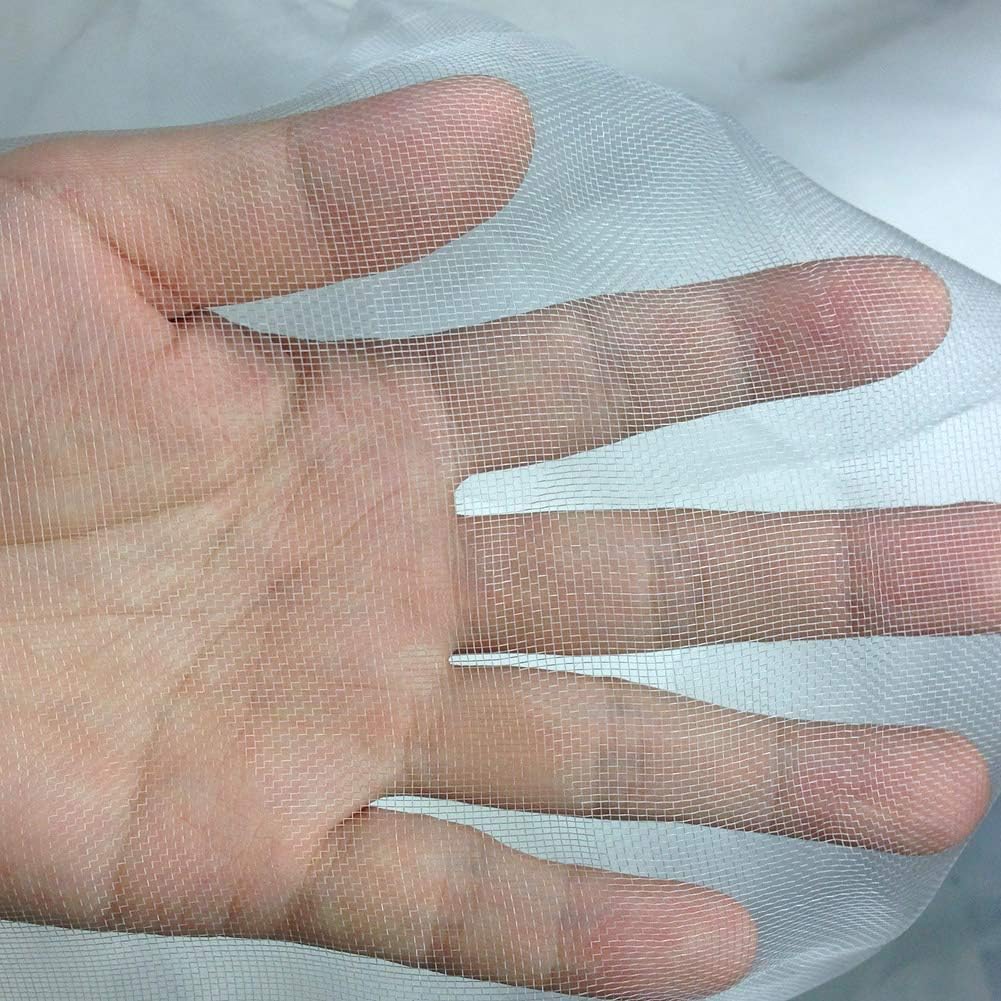 10x30Ft Mosquito Bug Insect Bird Fine Mesh Net Barrier Hunting Blind Garden Screen Netting for Protect Your Plant Fruits Flower