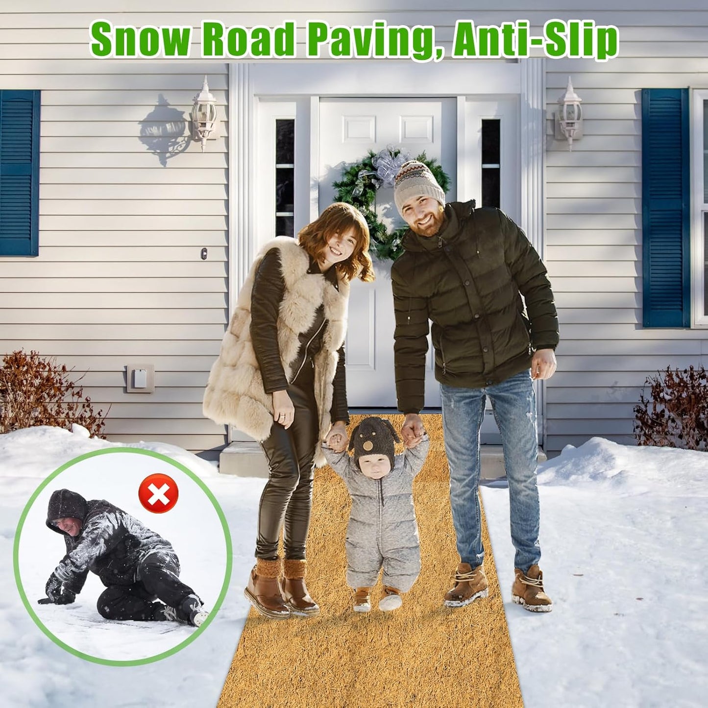 Coco Liner Roll 24x80 Inch, Natural Coconut Liners for Planter Flower Basket, Thick Coco Fiber Mat for Hanging Basket, Garden Decoration, Animal Pet Pads, Reptile Carpet