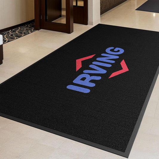 Custom Commercial Grade Area Rug Floor Entryway Door Mat Welcome Carpet for Business Home Indoor/Outdoor Non Slip Washable Durable