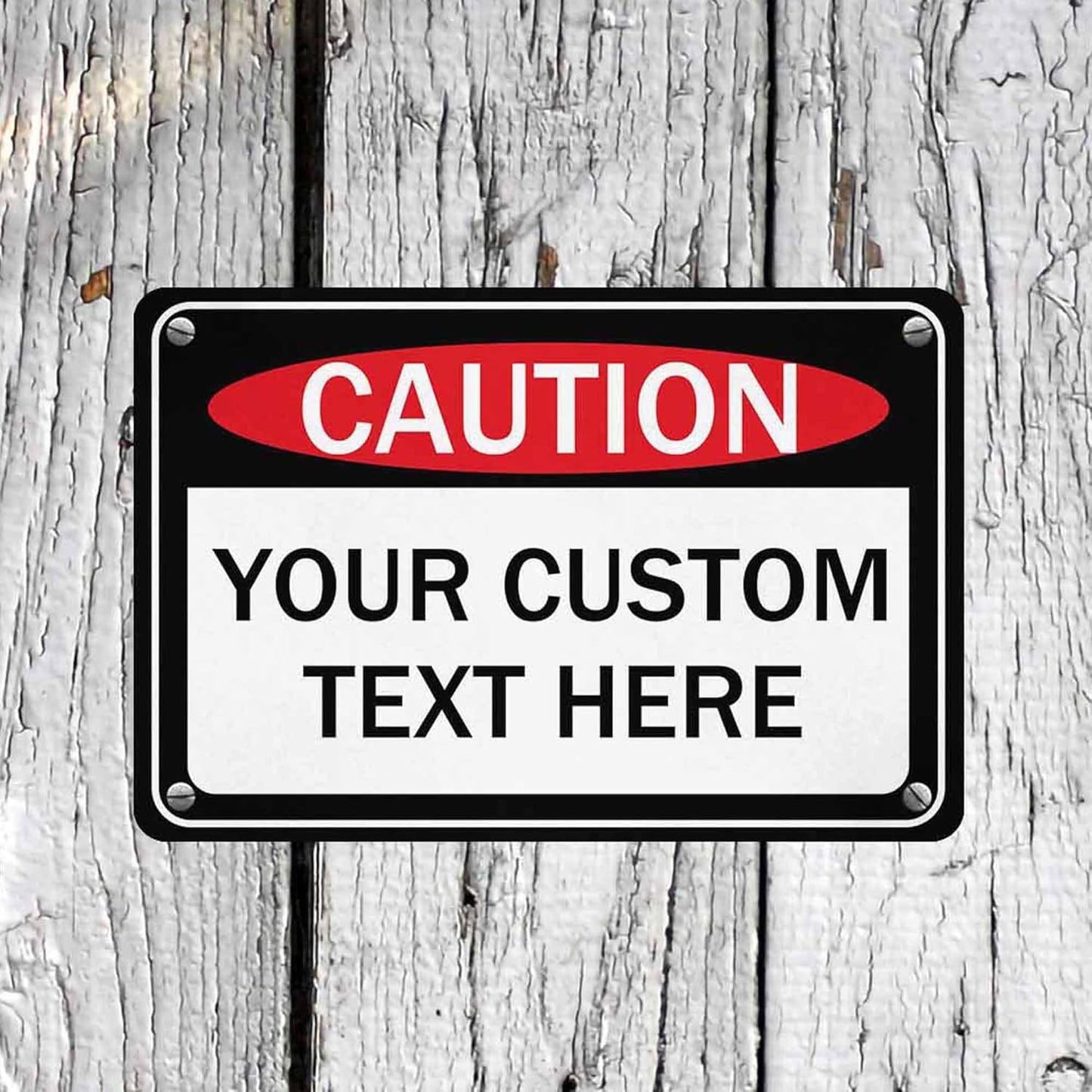 Custom Sign, Personalized Metal Signs, Customize for Office, Business, Workplace, Office, Home, Delivery Signs, Metal Sign With Your Own Image, Text,Photo, Pets, Kids Art Made in USA (Design 3)