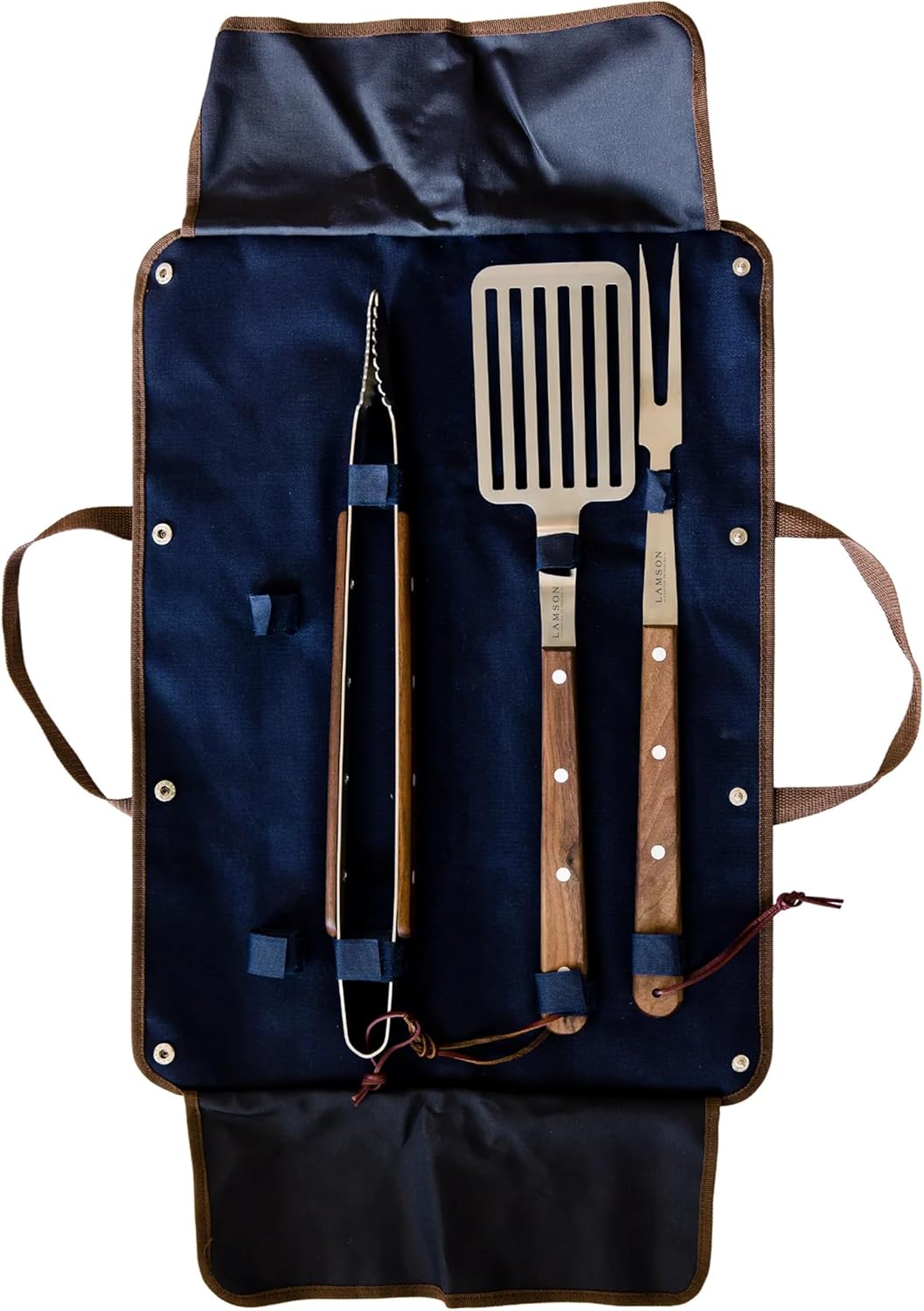 Lamson Premier 20" Walnut 3-Piece BBQ Set