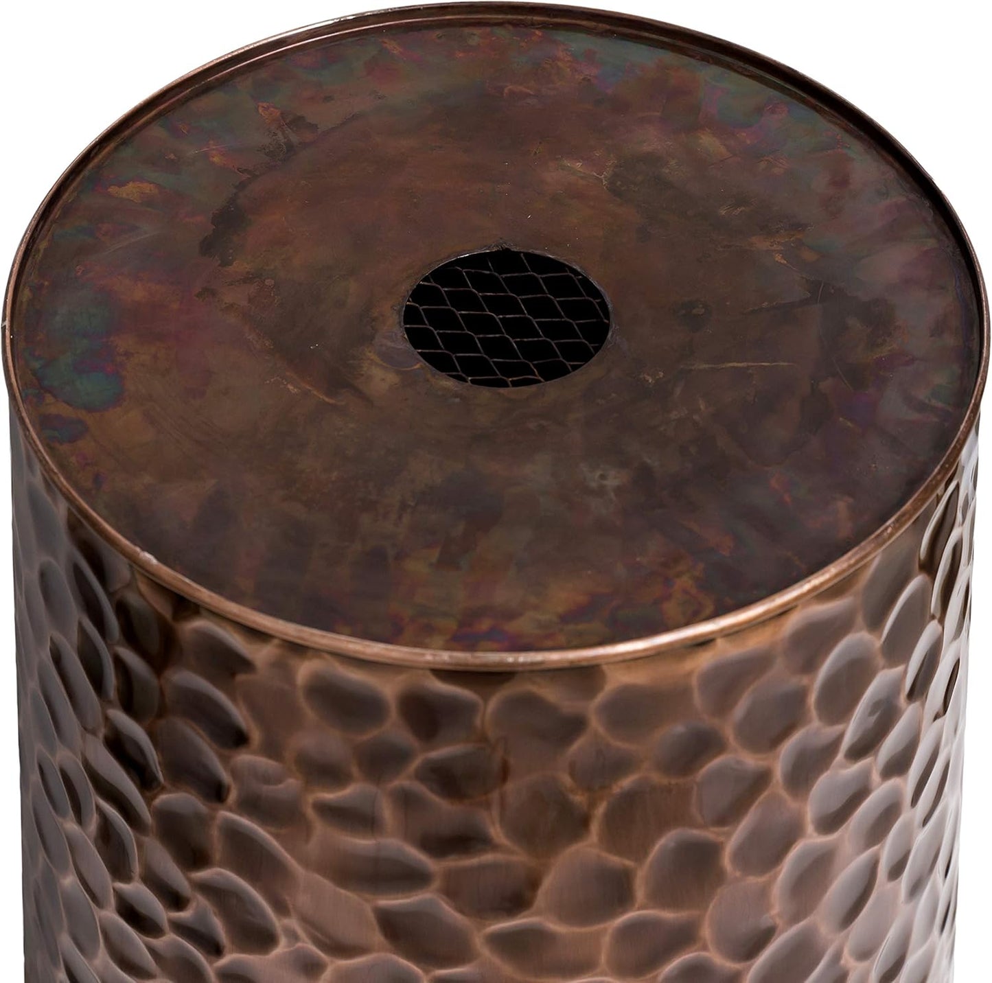 H Potter Large Tall Planter Pot Outdoor Indoor Copper Flower Decorative Weather Resistant Garden Deck Patio GAR568