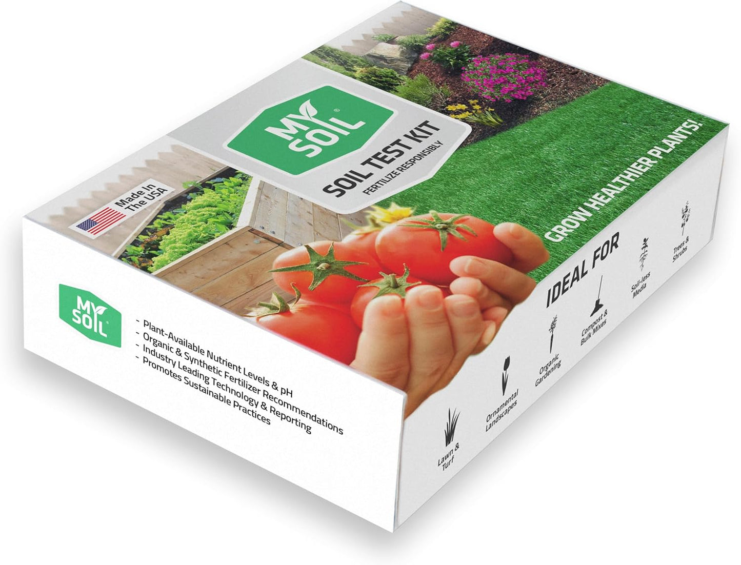 MySoil Soil Test Kit 2 Pack, Unlock Your Lawn & Garden Potential, Complete & Accurate Nutrient and pH Analysis with Recommendations Tailored to Your Soil and Plant Needs