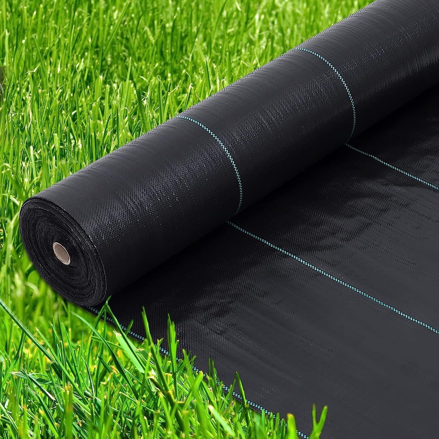 Garvee 6.5ft x 300ft Premium 3oz Pro Garden Weed Barrier Landscape Fabric Durable & Heavy-Duty Weed Block Gardening Mat, Easy Setup & Superior Weed Control, Eco-Friendly & Convenient Design