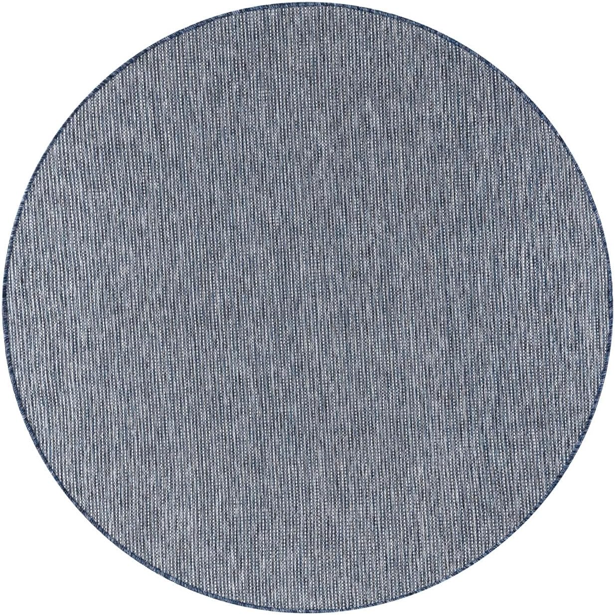 Keen Home Design Terrace Outdoor Round Rug - 5ft Round Washable Indoor/Outdoor Rug for Patio, Kitchen, Balcony, Beach, Garden, Deck and Porch, Size: 5'3" Round