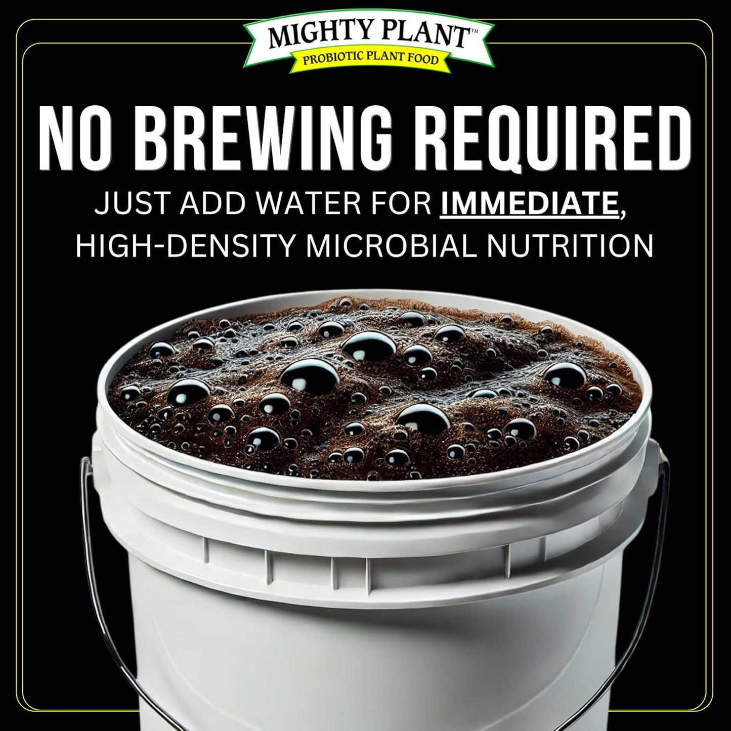 Organic Instant Compost Tea (5 oz) – Probiotic Plant Food Bloom Booster & Yield Booster for Hydroponics & All Gardening Types | Microbial Formula Converts Amino Acids for Enhanced Growth (5, Ounces)