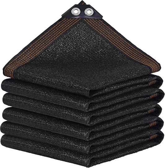 winemana Black Shade Cloth 40%, 8x20 FT Mesh Tarp - Garden Shade for Greenhouse, Patio, Vegetables, Plants Cover and Chicken Coops, Sun Shade Net for Outdoor Protection with Reinforced Grommets