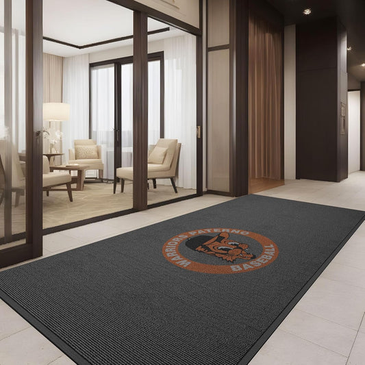 Custom Commercial Grade Doormat with Any Logo Size Color Shape Floor Mat Entryway Area Rug Welcome Carpet for Business Home Indoor/Outdoor Non Slip Washable Durable