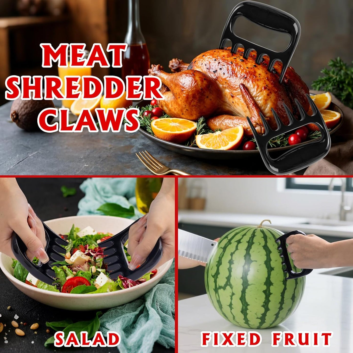 Supernal 110PCS Large Grilling Accessories,BBQ Accessories Heavy Duty Stainless Steel BBQ Grill Tools Set-Spatula,Tongs,Cleaning Brush & Meat Claws for Grills Outdoor Cooking,Gifts for Men Dad