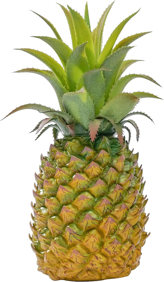 QIRMIZI Artificial Pineapple -Simulated Fruit Decoration, Lifelike Fake Fruit Model, Perfect for Home Decor, Kitchen, Party & Photography Prop – Realistic & Eco-Friendly,Green Small