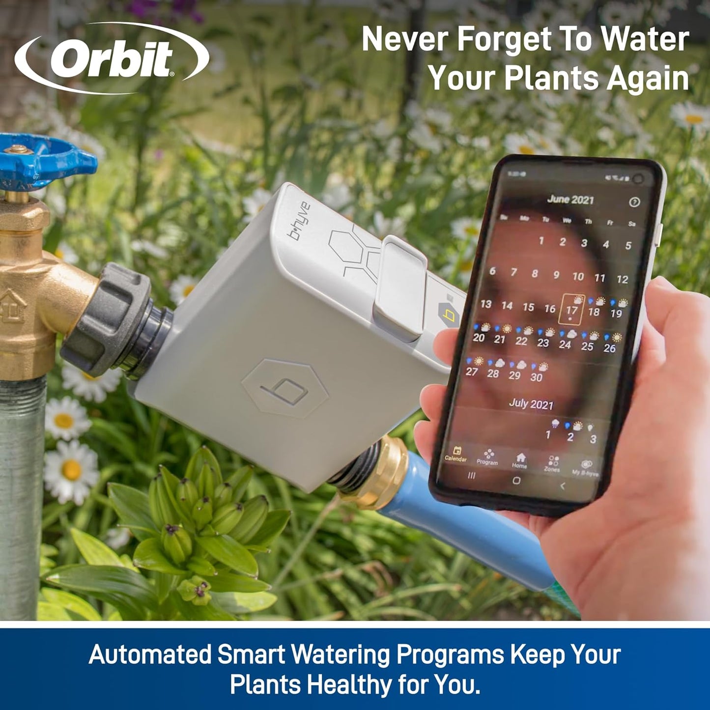 Orbit 21004 B-hyve Smart Hose Watering Timer with Wi-Fi Hub